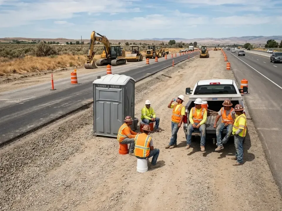 highway-road-construction-crew-007 — frequently asked questions, Porta Potty and Restroom Rentals in Columbus, KS